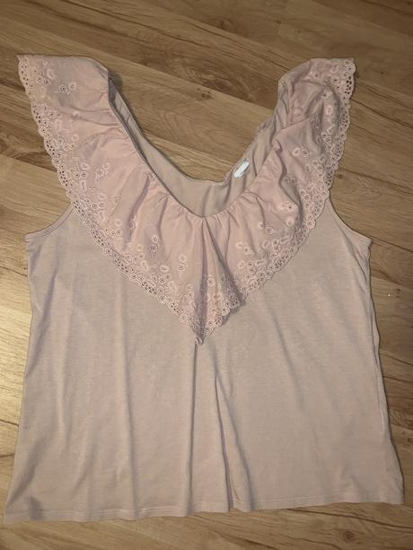 Staro-ruzovy top, h&m,l
