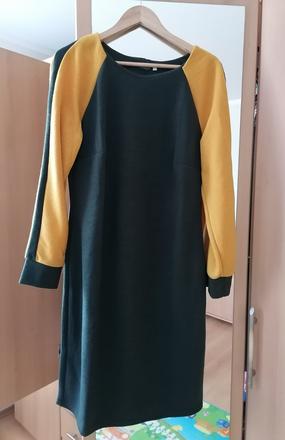 Tmavozelené šaty - 40/42, xl