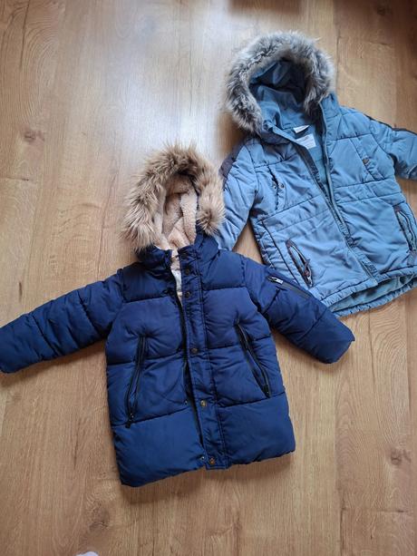 Zimné bundy 110 zara, druhá ako darček 116, zara,110