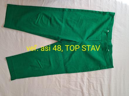 Nohavic letné zelené, v. 48, 48