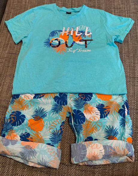 Tričko + kraťase 158-164, 158