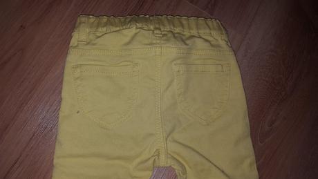 Žlté rifle na 4-6 mes., h&m,68