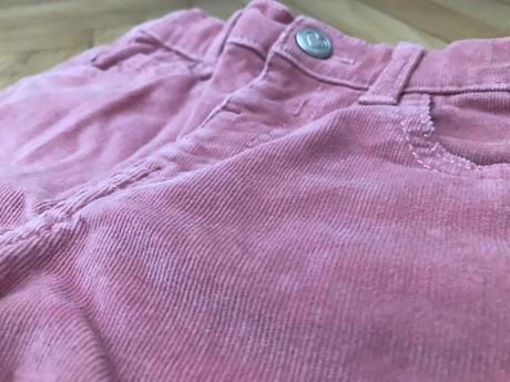 Ružové menčestráky, primark,86