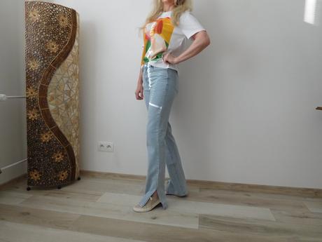 Zara tričko overisze-s,m,l,xl, bavlnené,, s