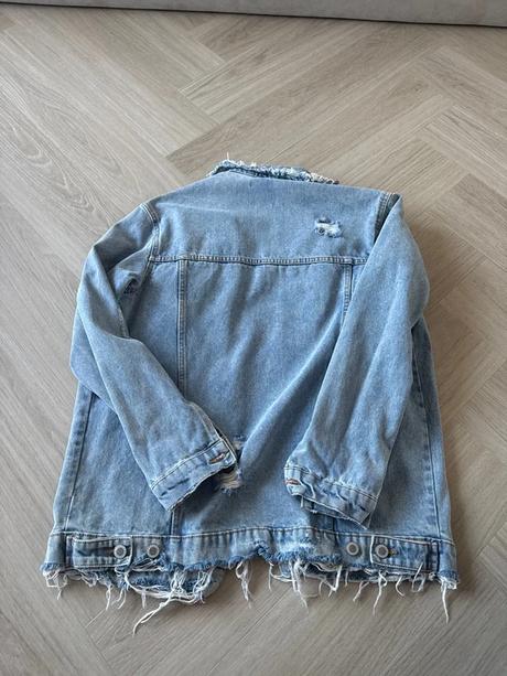 Bershka oversize predlžená riflovka s-m, bershka,s