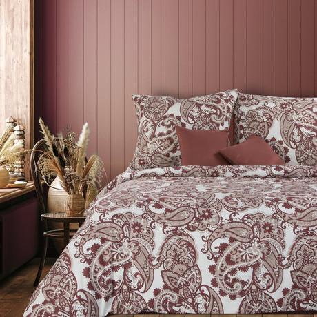 Bavlnené obliečky 140x200 avinion 04 bordová, 