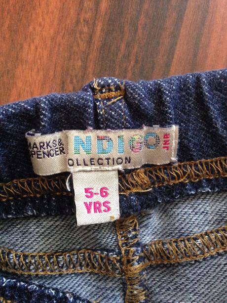 Riflové legínky, marks & spencer,116