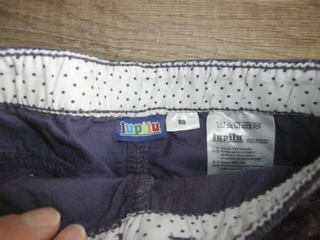 Nohavice na 9-12 mesiacov, lupilu,80