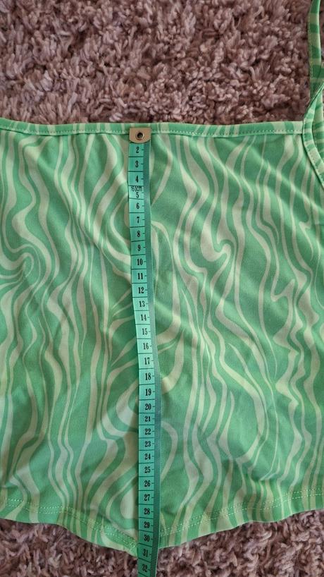 Zelený crop top, sinsay,xl