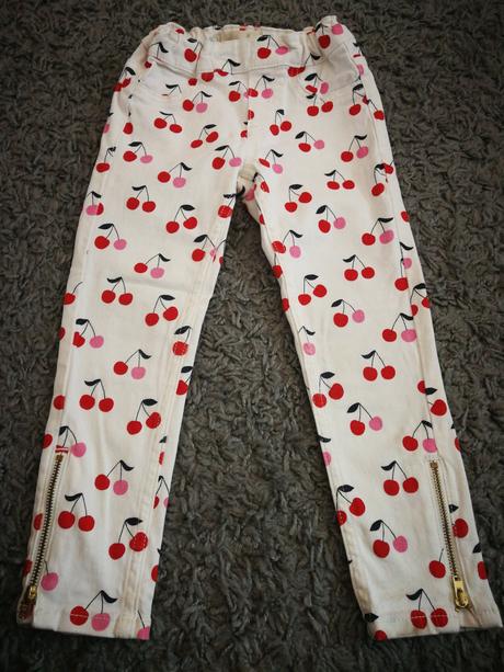 Tenké riflove nohavice, lindex,104