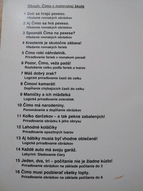 Čimo v materskej škole, 