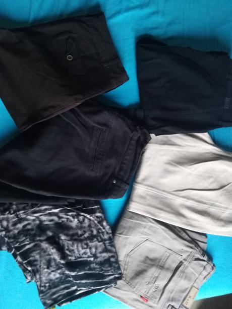 Dámske rifle, elastické nohavice, 42