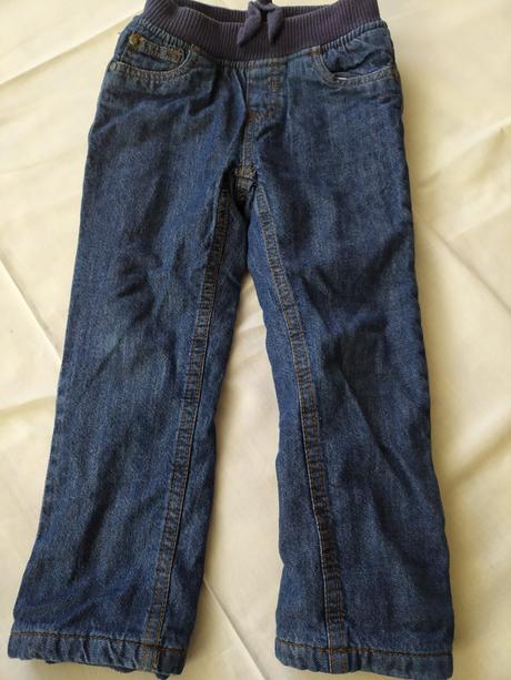 Zateplene, podsite nohavice, mothercare,104