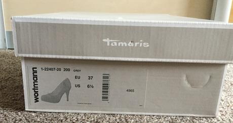 Predám sivé lodičky zn. tamaris nové, tamaris,37