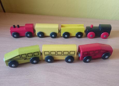 Ikea drevene vlaciky,vagony, 