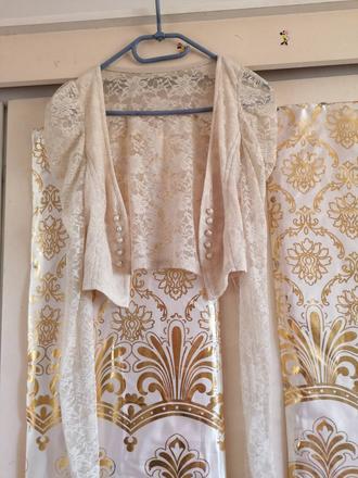 Čipkované bolerko, s