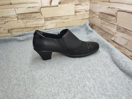 Rieker 39 - dámske čierne topánky, rieker,39