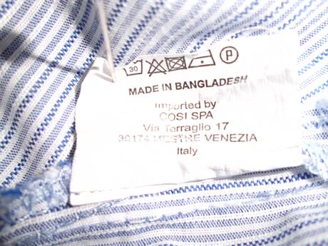 Pásikává roll up rukávy m, m