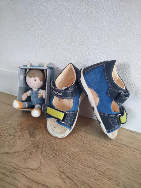 Chlapčenské kožené sandále geox, veľ. 23, geox,23