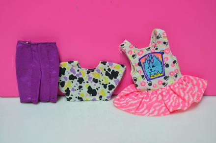 Barbie bábiky retro oblečenie, 