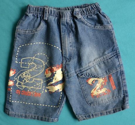 2 x chlapcenske kratasky, palomino,110