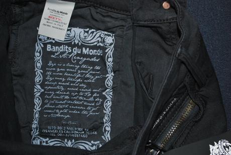 Dámske čierne štýlové džínsy, s