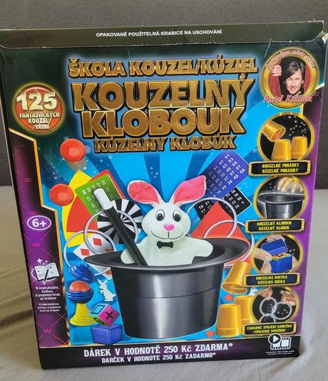 Škola kúziel - kúzelný klobúk (125 trikov) - ako n, 