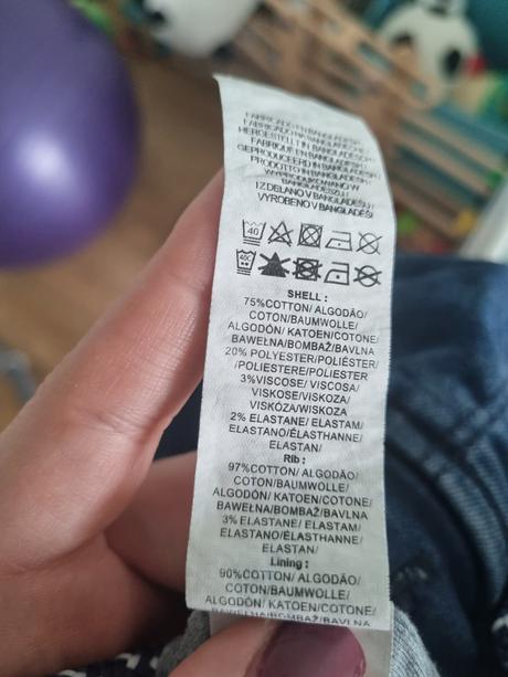 Zateplené rifle, primark,98