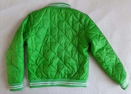 Zelená prešívaná bomber bunda, 152