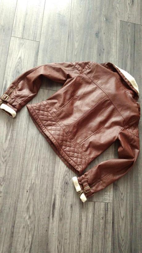 Koženková bunda, s