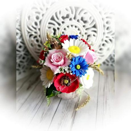 Voňavé mydlové kytice,