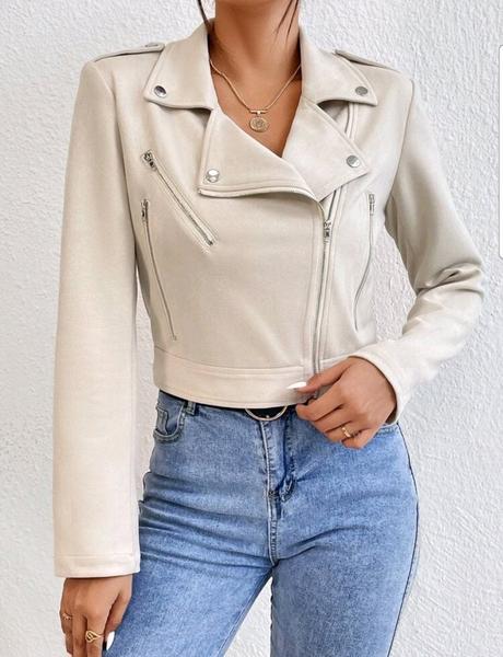 Bunda krátka krásne detaily, l - xxl