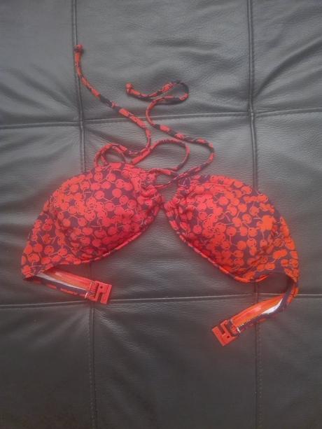 Čerešničkový vrchný diel plaviek č. 36, esprit,36