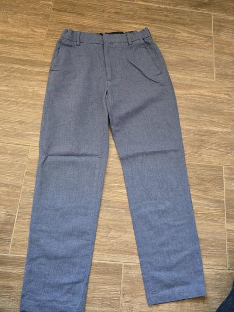 Štrukturované oblekové nohavice č.152, h&m,152