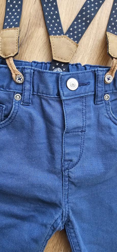 Kraťasy s odnímateľnými trakmi, h&m,86