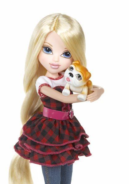 Bábika moxie so psíkom,