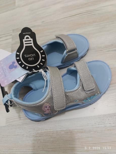 Sandále frozen svietiace, 29