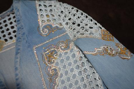 Raw couture, riflové sačko, xs, xs