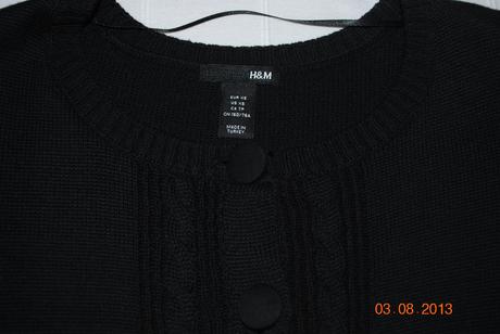 Svetrík s krátkym rukávom, h&m,xs