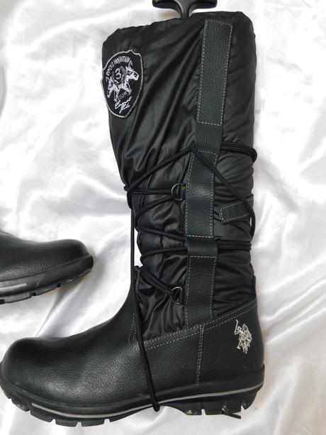 U.s.polo assn luxusne kožene čižmy, 37