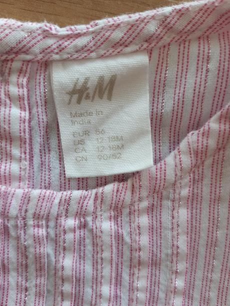 Letný komplet top + kraťasy h&m, h&m,86