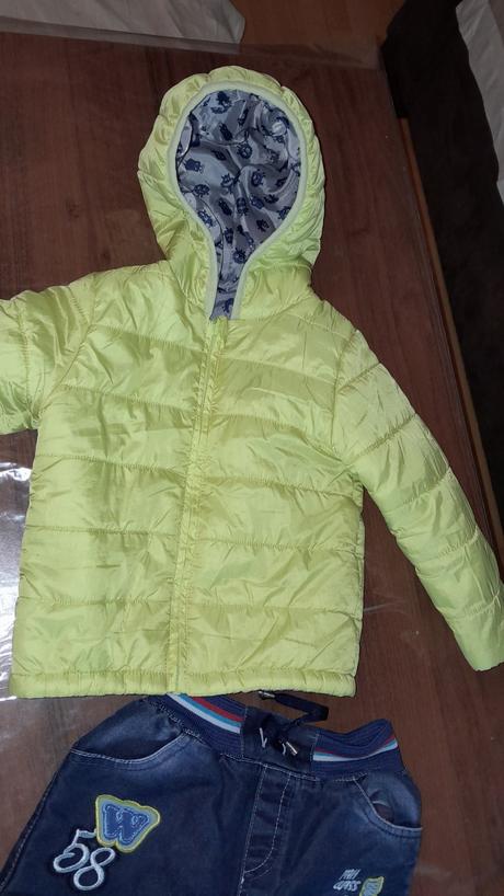 Vetrovka obojstranná nohavice čiapka, 