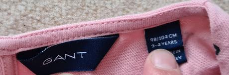 Šaty gant pre dievča, gant,98