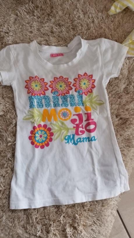 Biele tričko s aplikáciou, hema,116