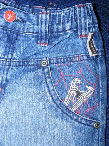 Rifľové kraťasy - bermudy spiderman, bhs,110