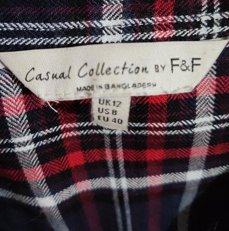 Karovaná košeľa, f&f,l