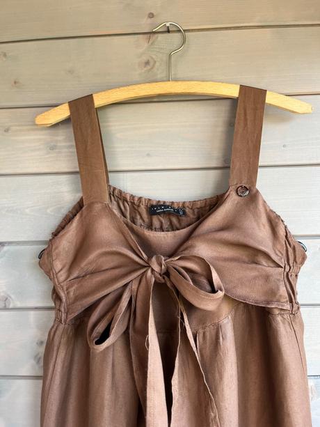 Ľanovo viskózové šaty, m