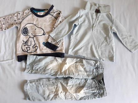 Mikina, tričko, nohavice, 68–80