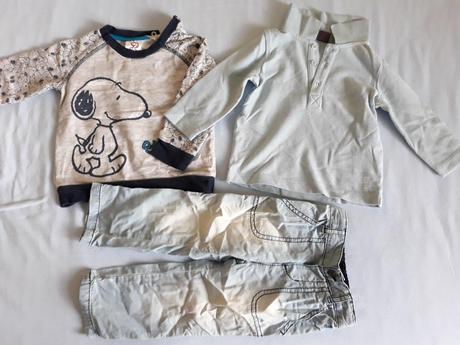 Mikina, tričko, nohavice, 68–80