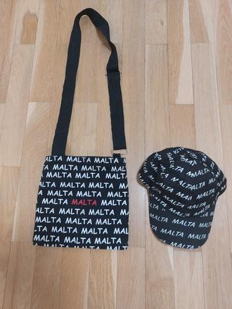 Šiltovka a taška malta,